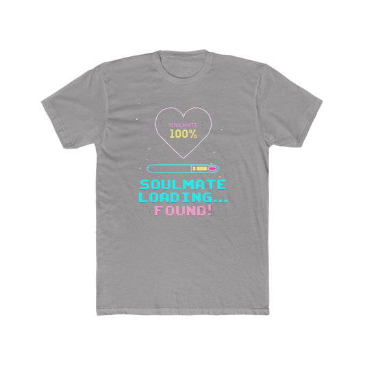 Soulmate Loading Found! T-Shirt — Retro Neon Love Tee