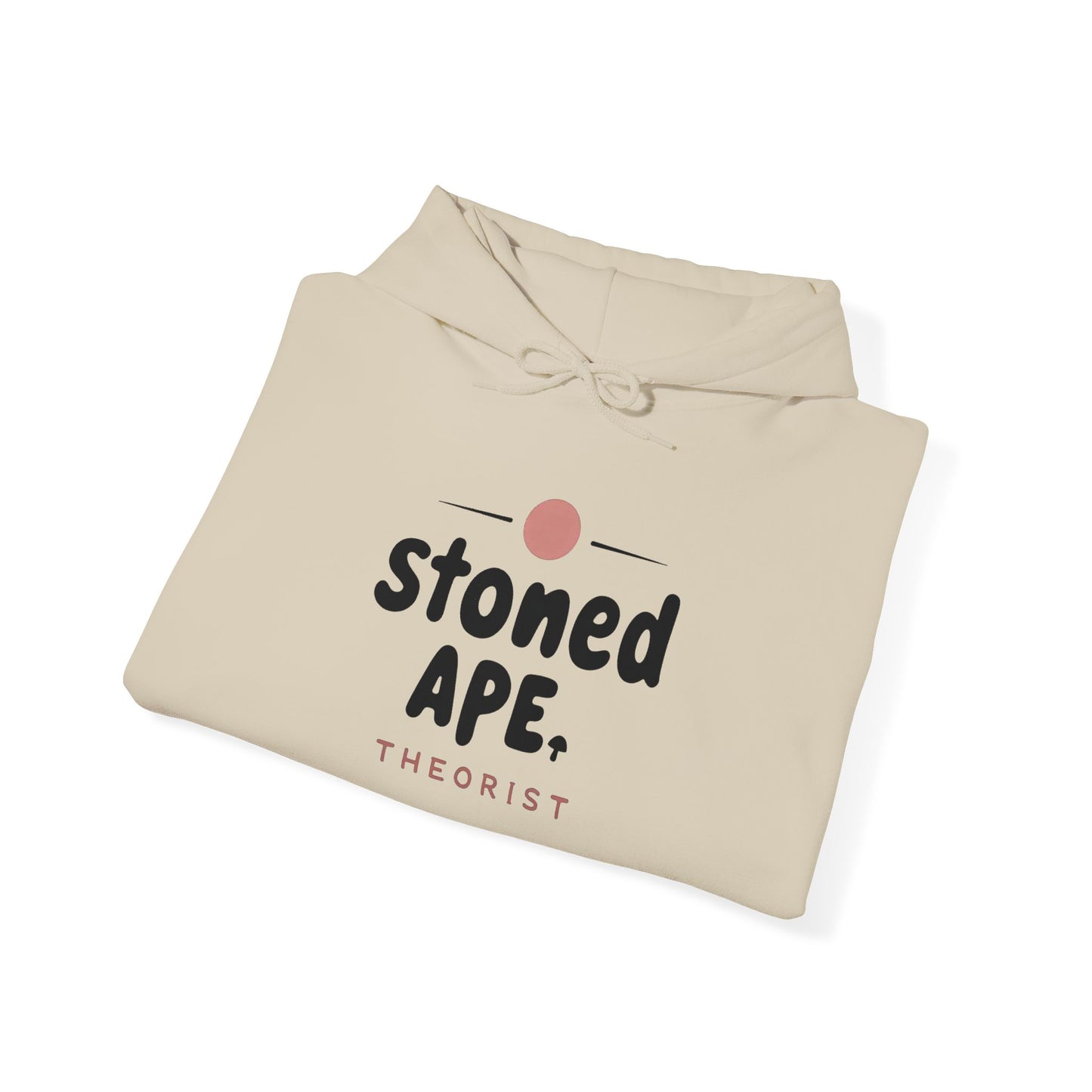 Stoned Ape Hoodie – Minimal Retro Logo Pullover