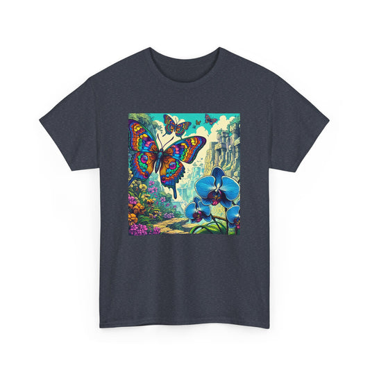 Butterfly Orchid, Unisex Heavy Cotton Tee - Psychonaut Swag
