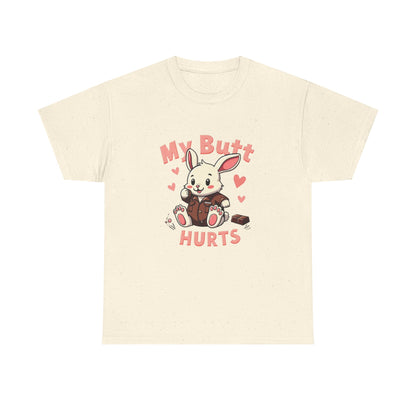 My Butt Hurts Bunny T-Shirt — Cute Kawaii Bunny Graphic Tee