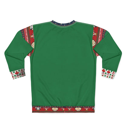 Rooster Christmas Sweatshirt — Funny "F-CAW-F!" Holiday Pullover