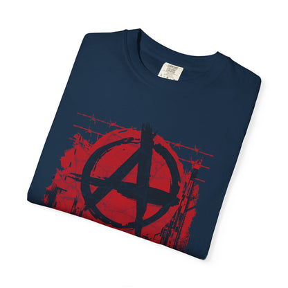 Anarchy in the Streets, Unisex Garment-Dyed T-shirt