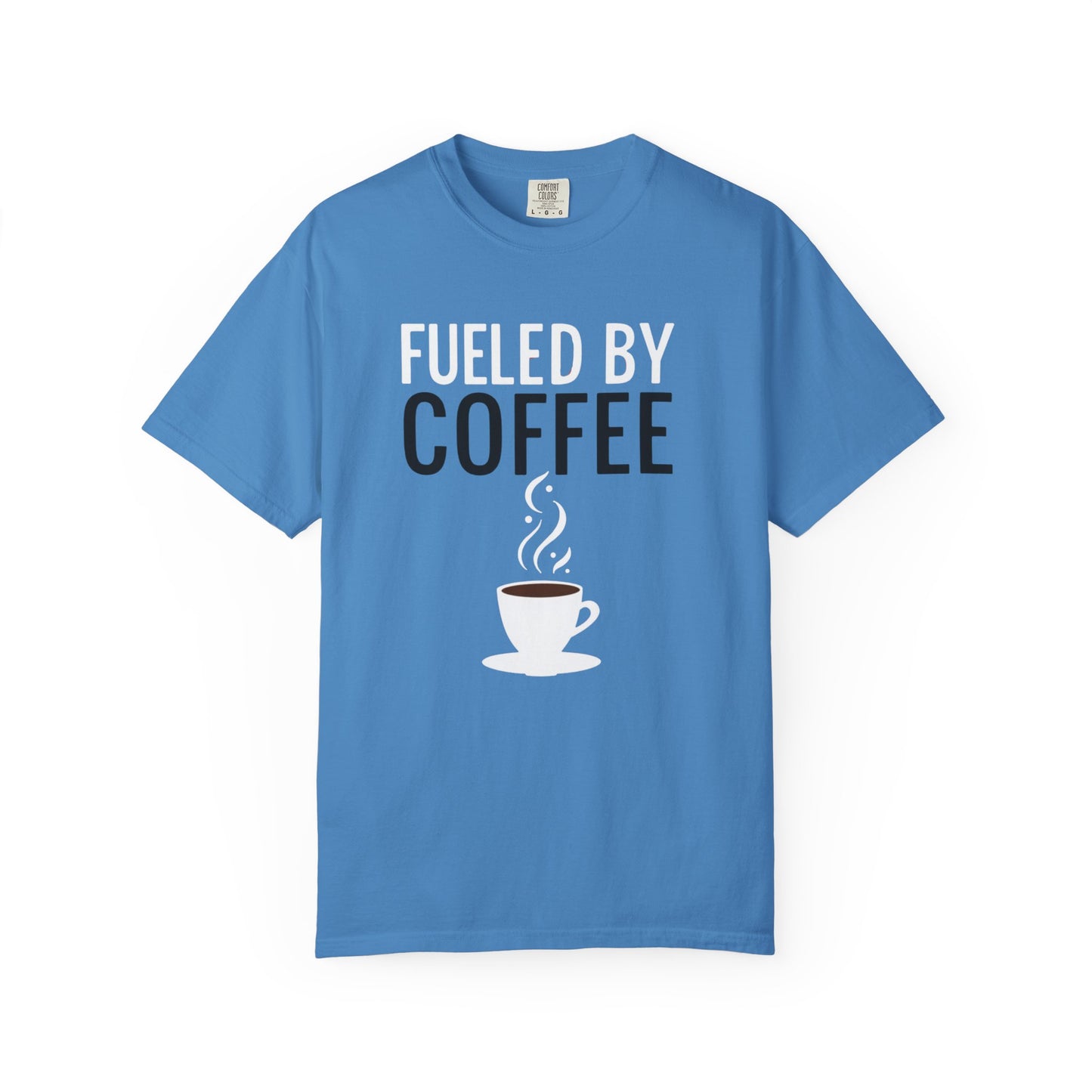 Fueled by Coffee Unisex Garment-Dyed T-Shirt - Psychonaut Swag