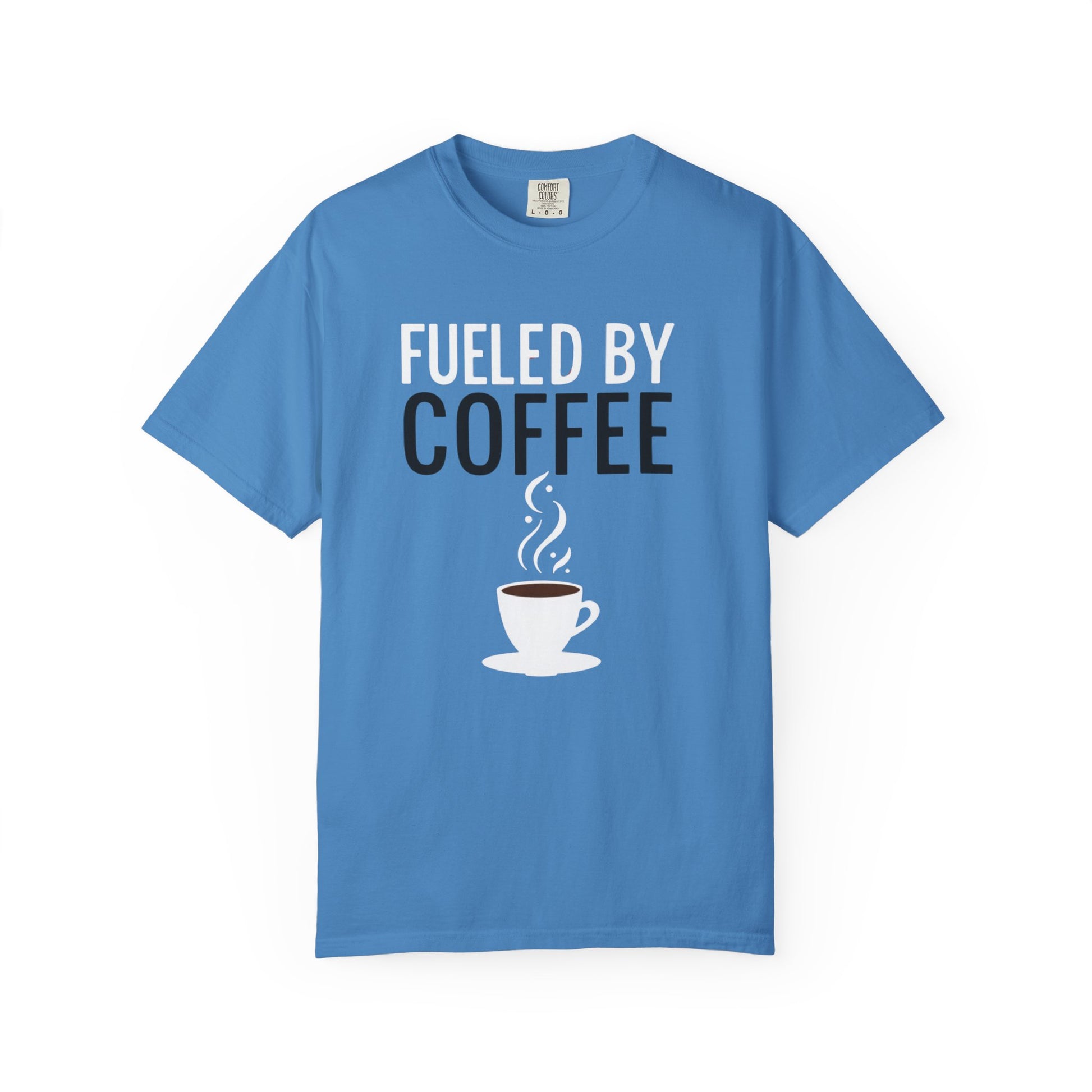 Fueled by Coffee Unisex Garment-Dyed T-Shirt - Psychonaut Swag