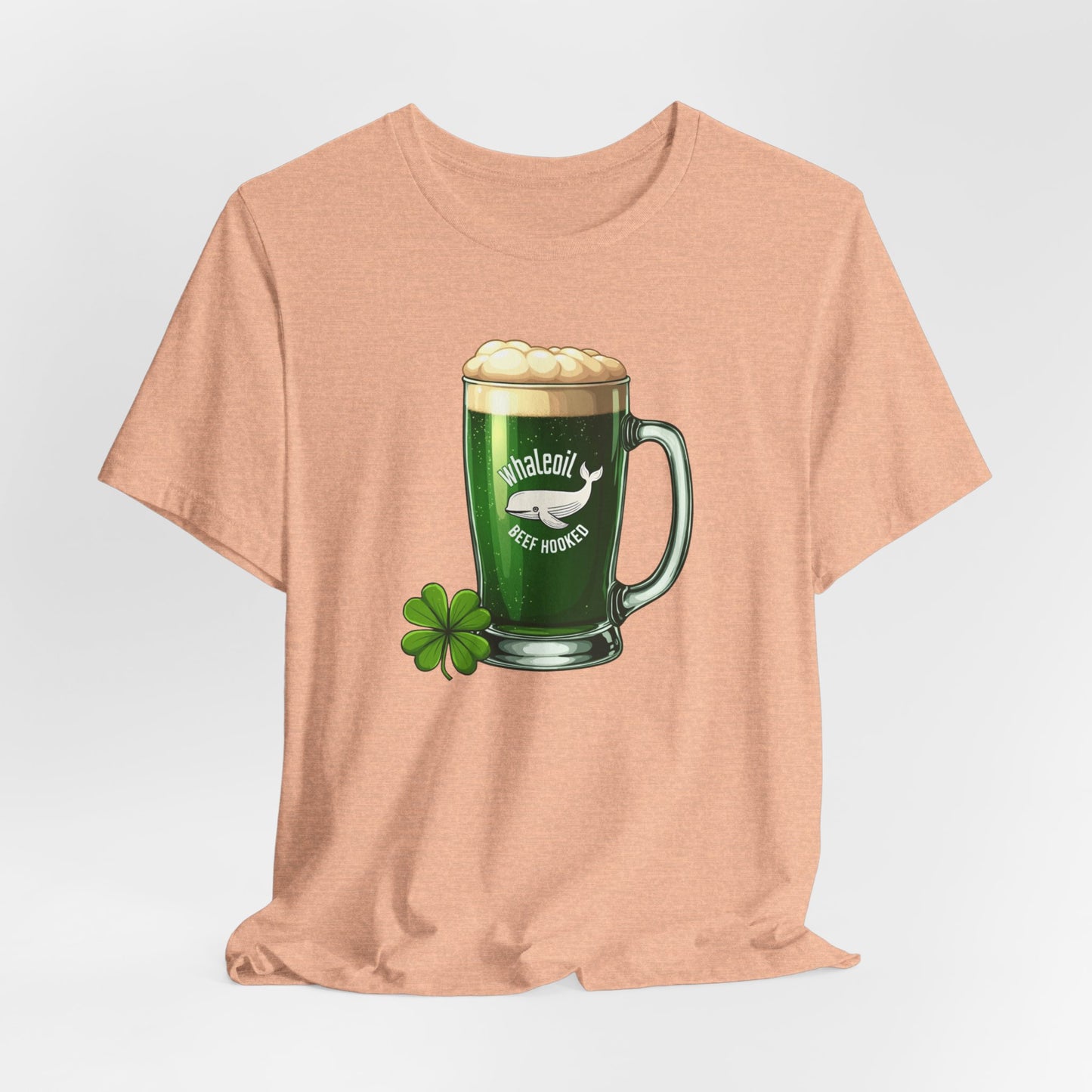 St. Patrick's Day Green Beer T-Shirt — Lucky Shamrock Pint Graphic Tee