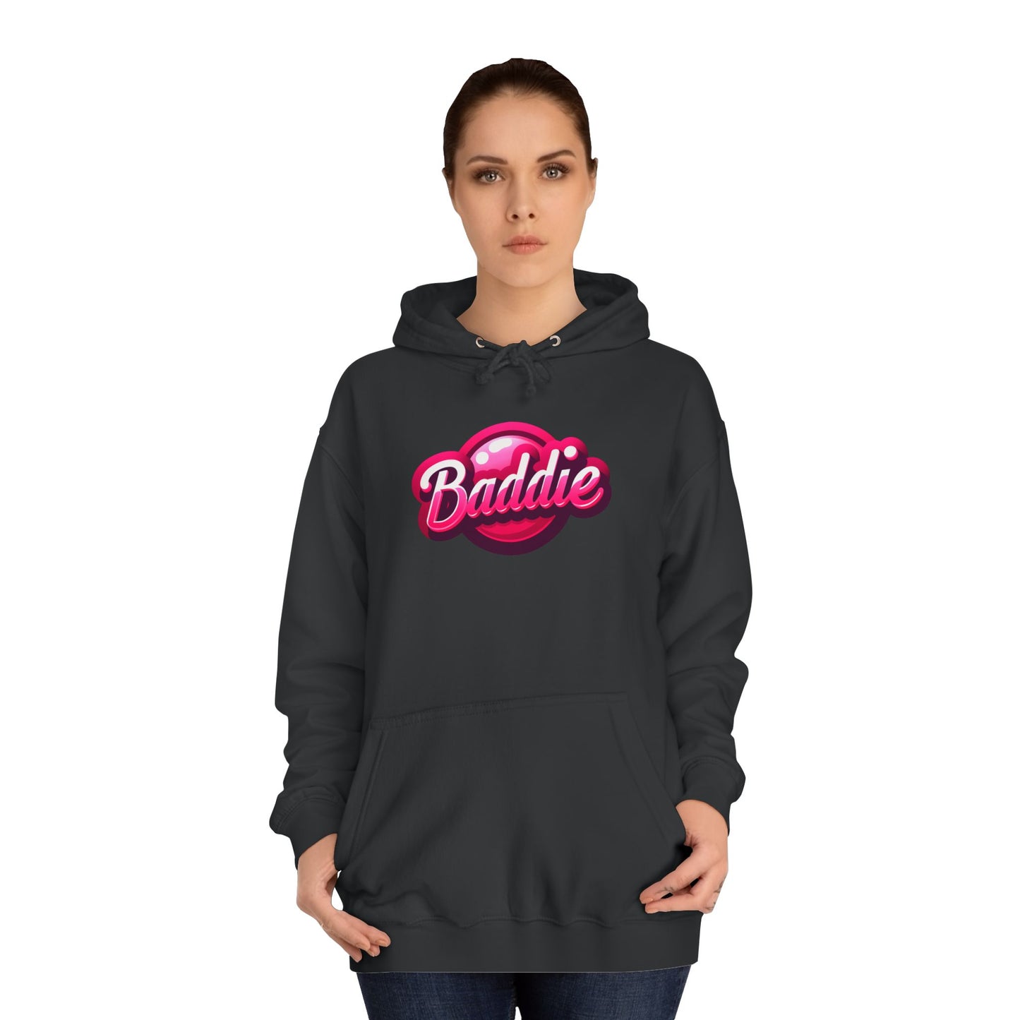 Baddie, Unisex College Hoodie - Psychonaut Swag