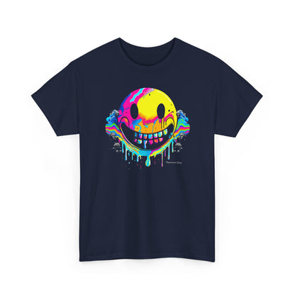 Drippy Smiley, Psychonaut Staple, Unisex Heavy Cotton Tee