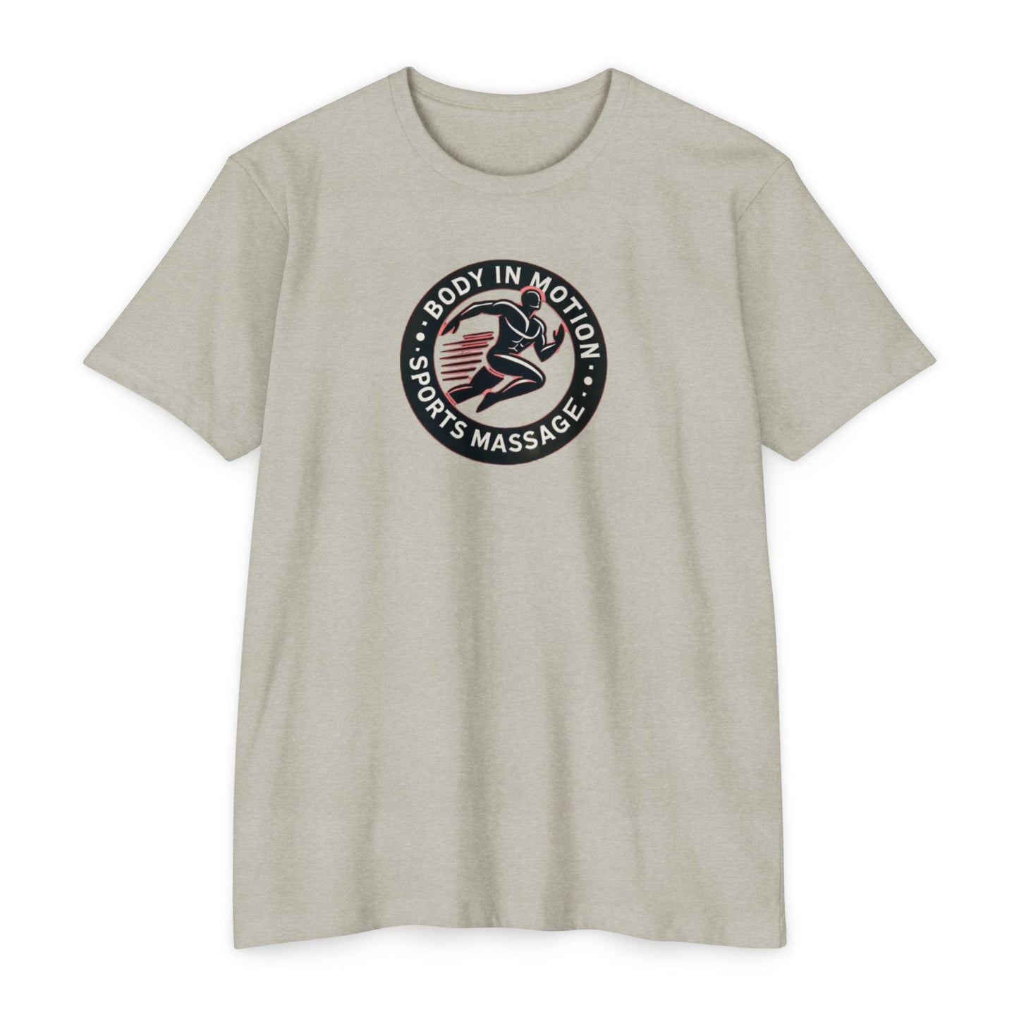 Body In Motion Sports Massage T-Shirt — Recovery & Mobility Athletic Tee