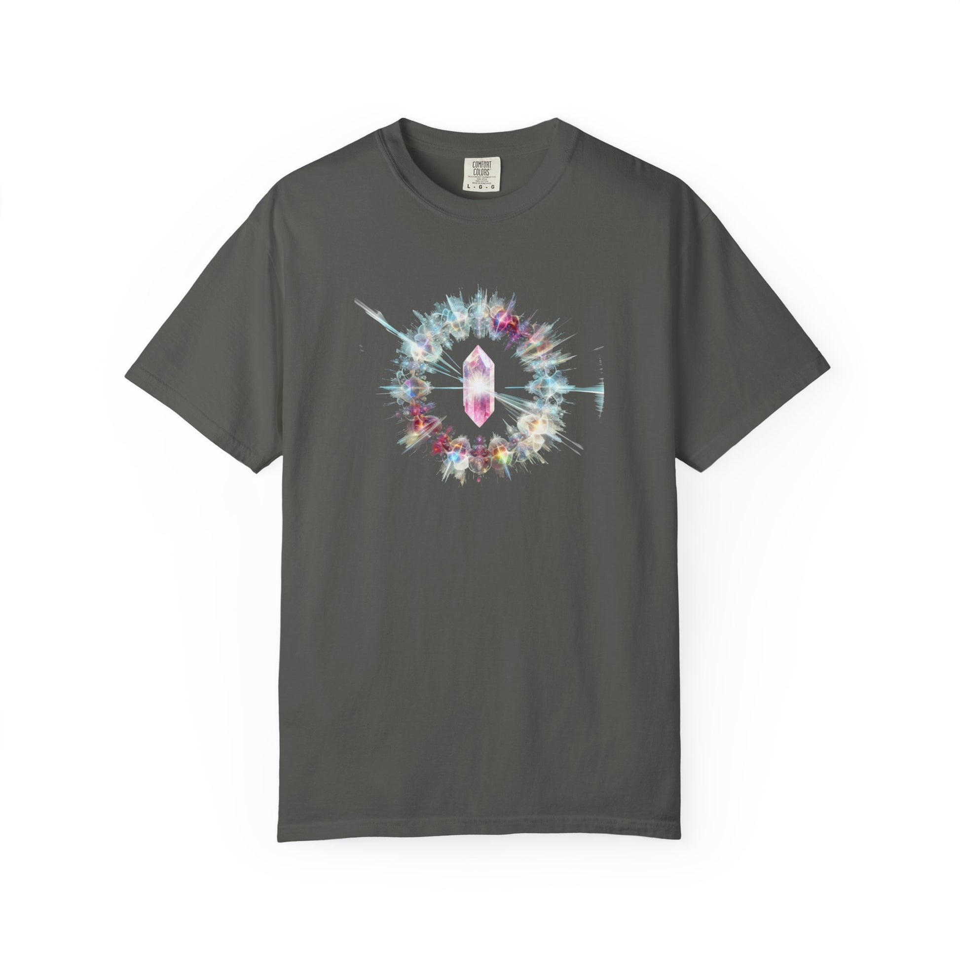 Crystal Energy Unisex T-shirt - Healing Magic Design - Psychonaut Swag