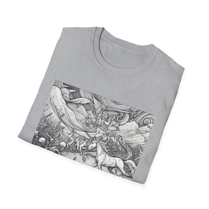 Unicorn Unisex Softstyle T-Shirt - Psychonaut Swag