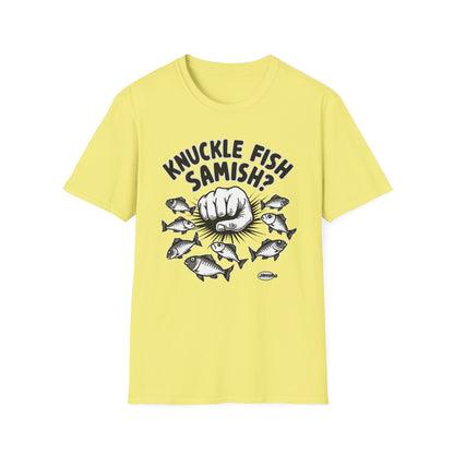 Knuckle Fish Samish,  T-Shirt, Perfect for Anglers, Gift for Fishermen, Casual Wear, Outdoor Activities, Humor Shirt