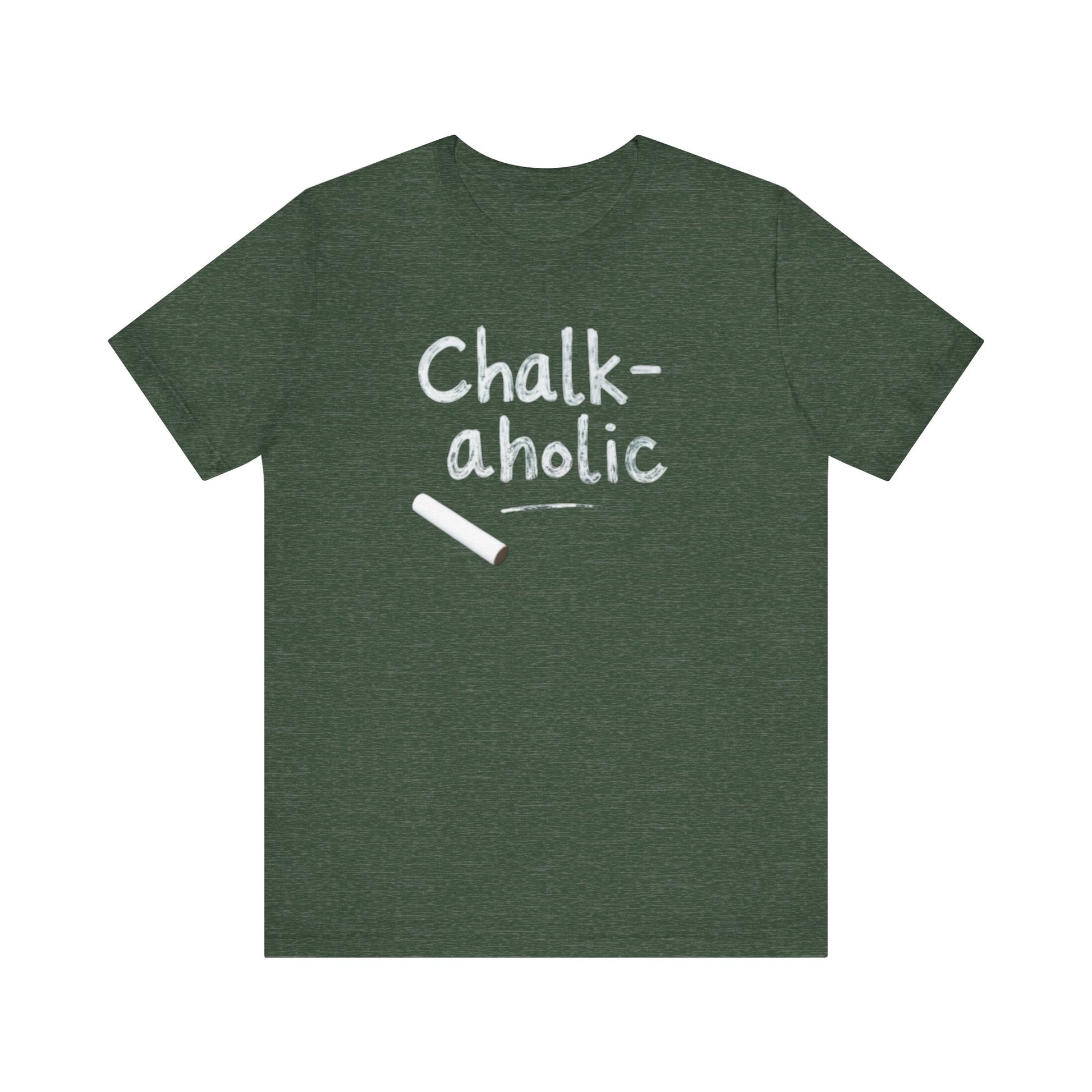 Chalk-a-holic Unisex T-Shirt, Fun Tee, Gift for Artists, Creative Wear, Casual Style, Perfect for Art Lovers - Psychonaut Swag