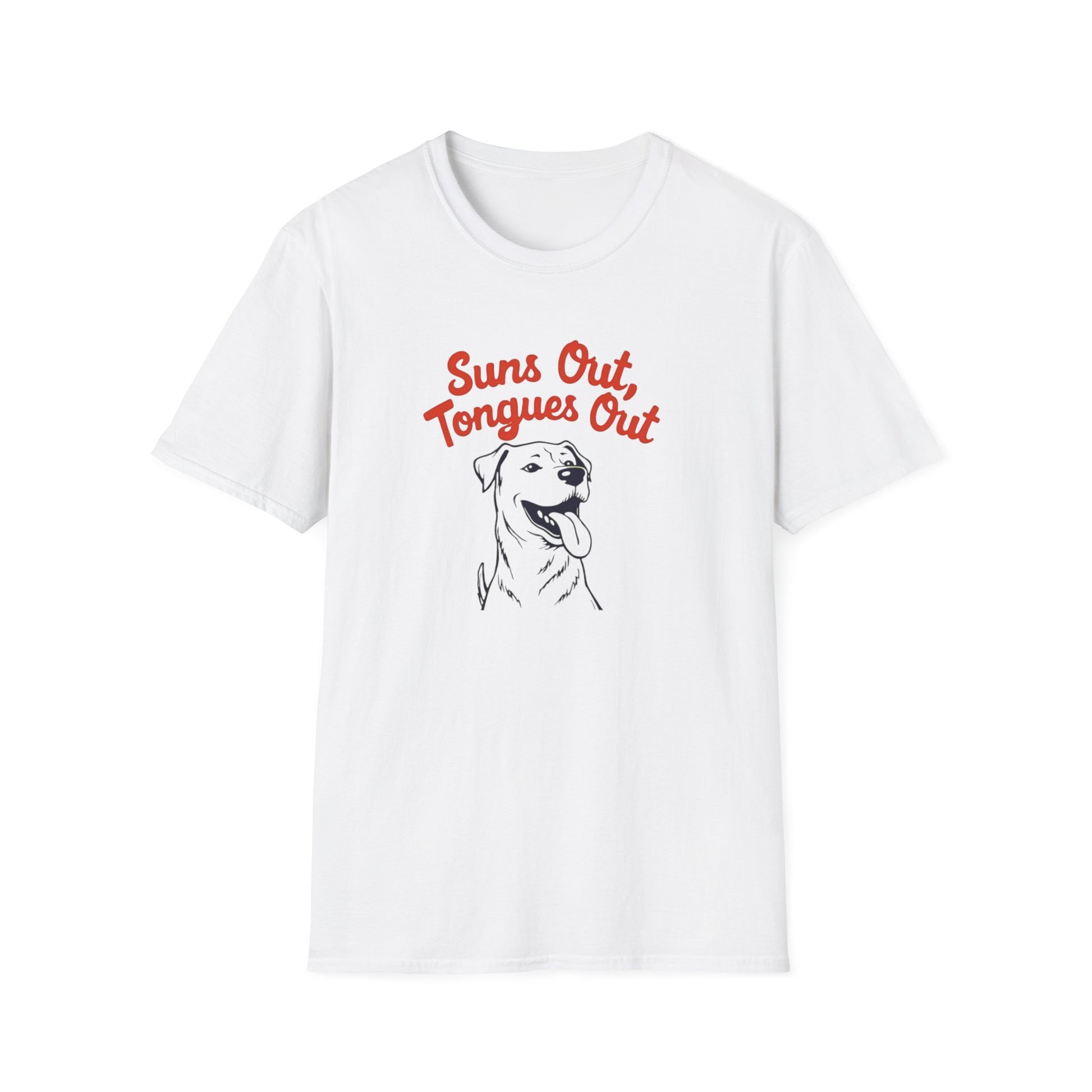 Suns Out, Tongues Out T-Shirt – Unisex Summer Tee, Dog Lovers Gift, Casual Wear, Cute Pet Shirt, Animal Lover Apparel - Psychonaut Swag