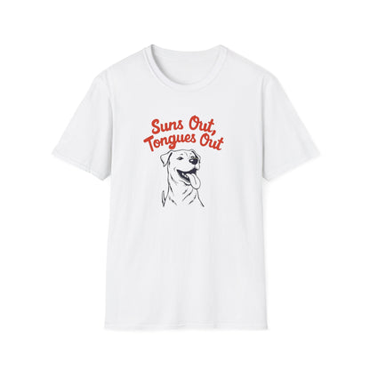 Suns Out, Tongues Out T-Shirt – Unisex Summer Tee, Dog Lovers Gift, Casual Wear, Cute Pet Shirt, Animal Lover Apparel - Psychonaut Swag