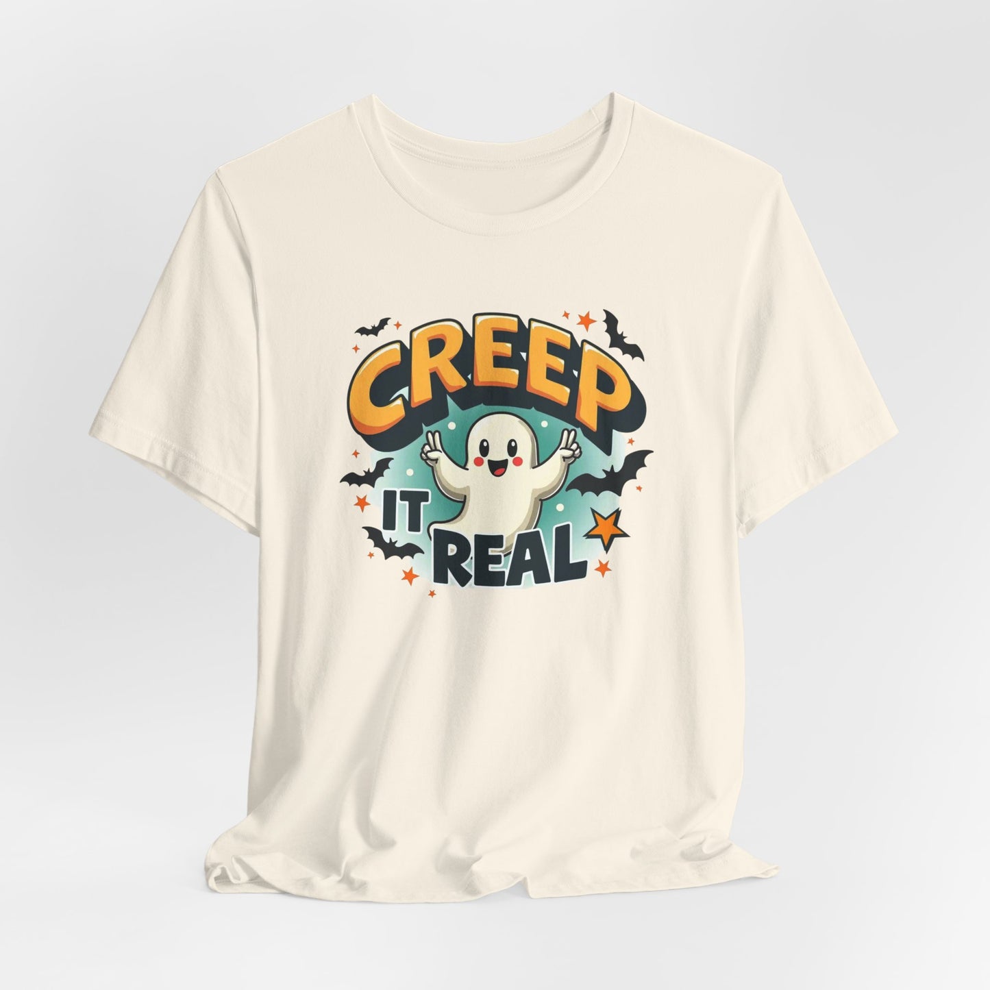 Creep It Real Ghost Tee — Cute Halloween T-Shirt