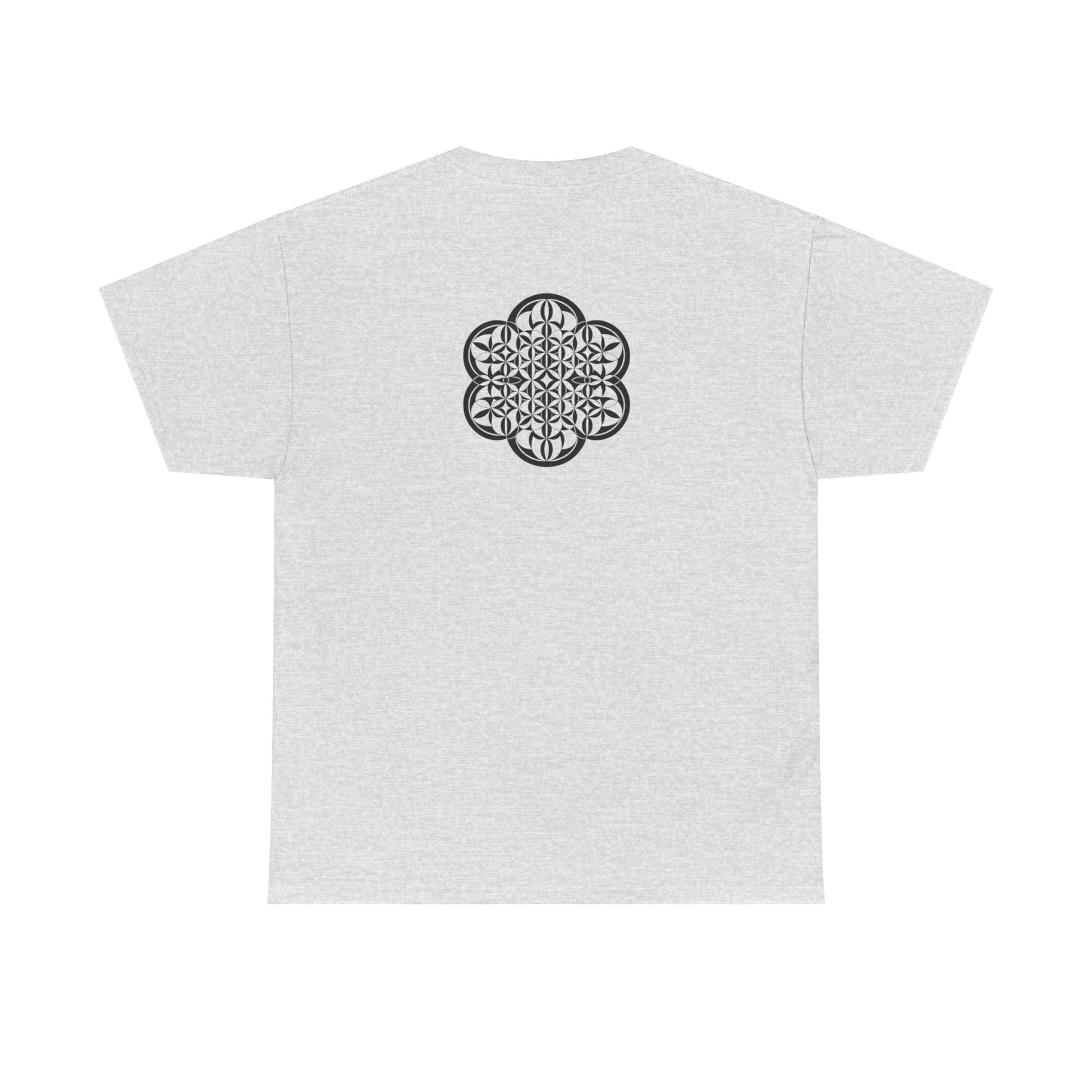 Psychonaut Staple, Flower of life, Unisex Heavy Cotton Tee - Psychonaut Swag