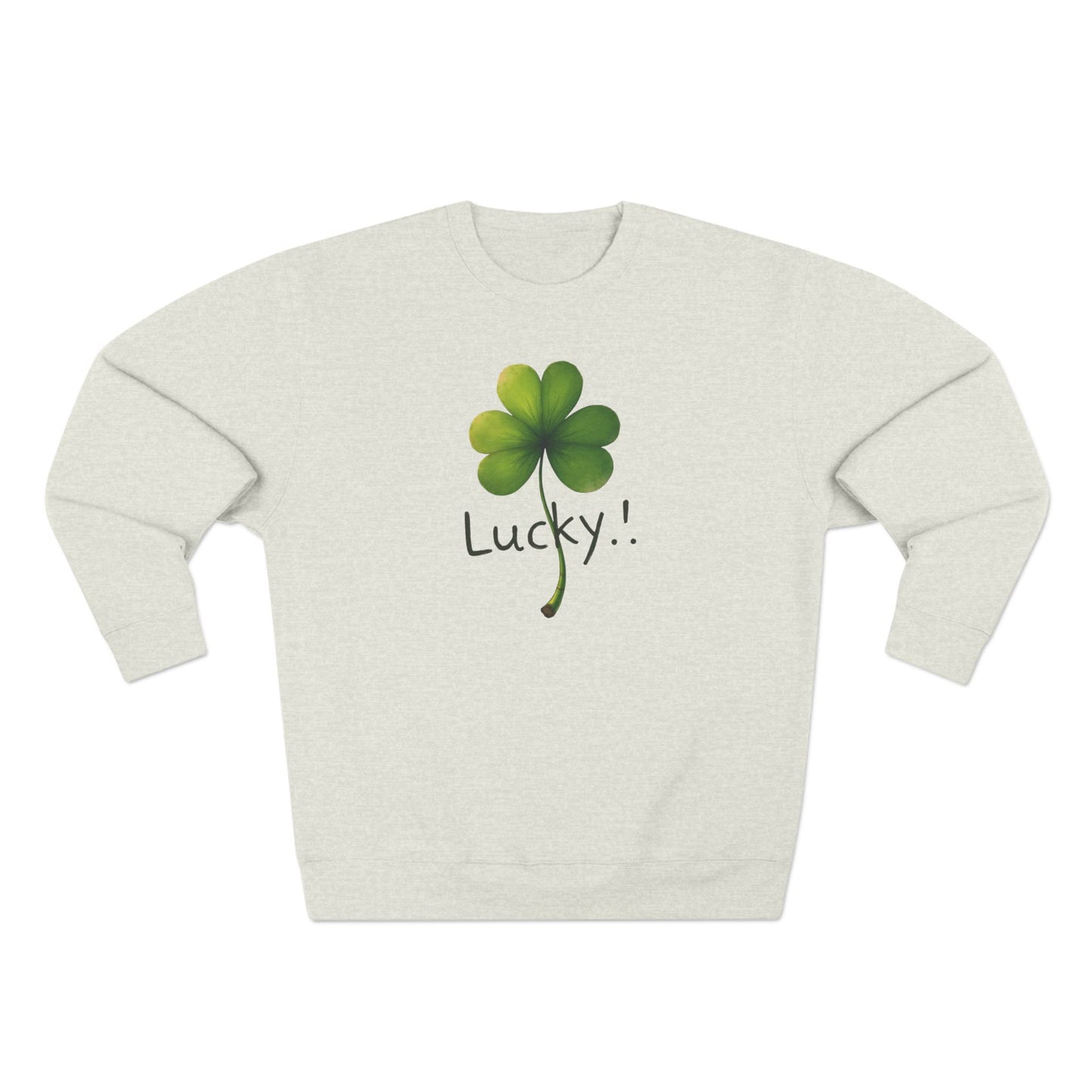 Lucky Clover Crewneck Sweatshirt — St. Patrick’s Day Shamrock Pullover