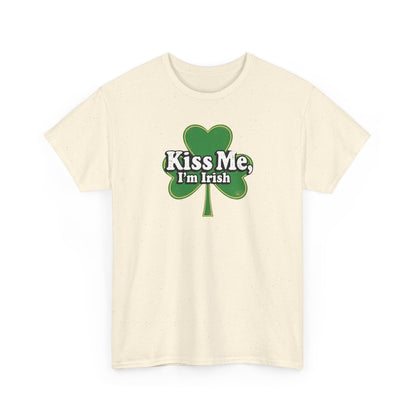 Kiss Me I'm Irish T-Shirt — St. Patrick's Day Shamrock Tee