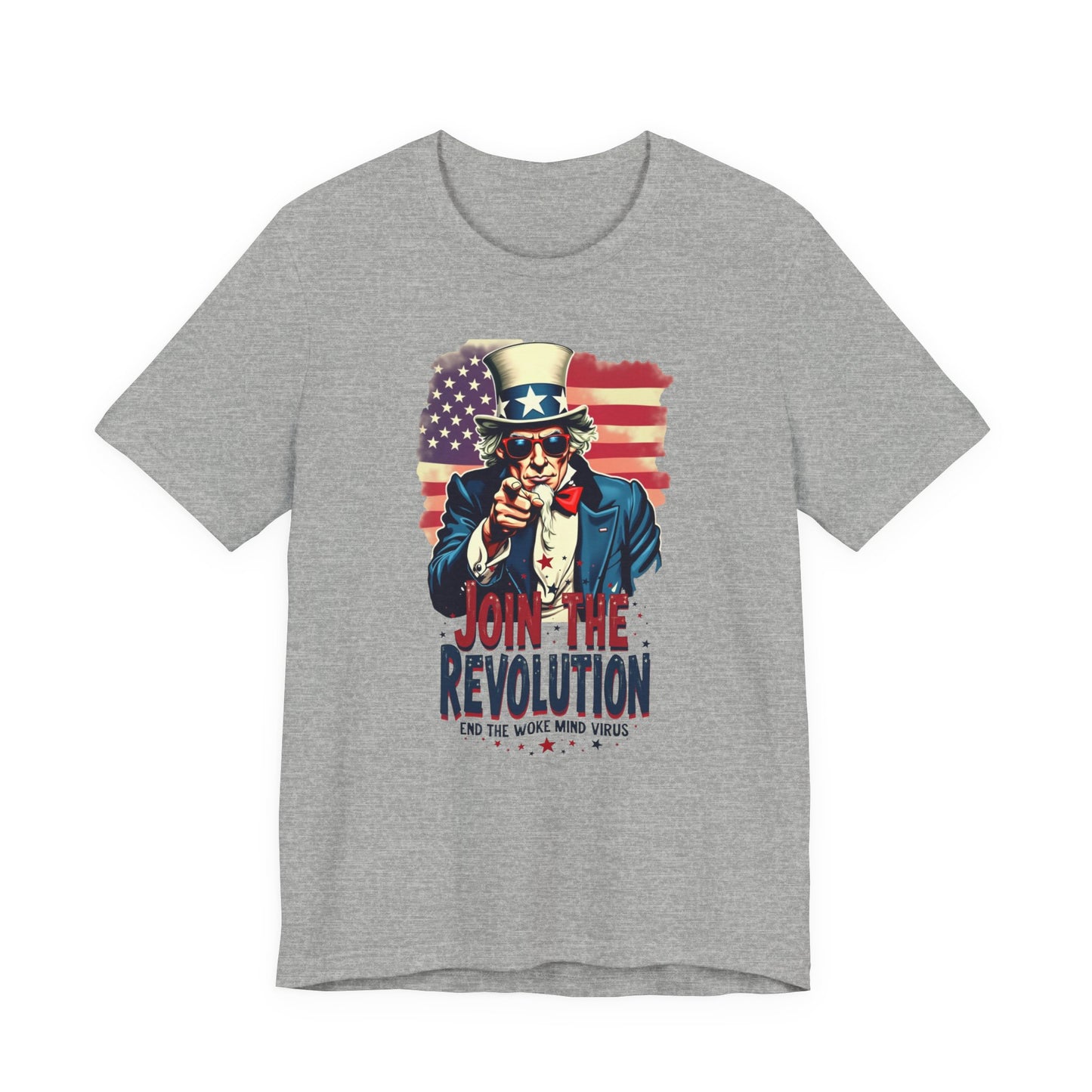 Revolution Uncle Sam T-Shirt — "Join the Revolution" Patriotic Graphic Tee