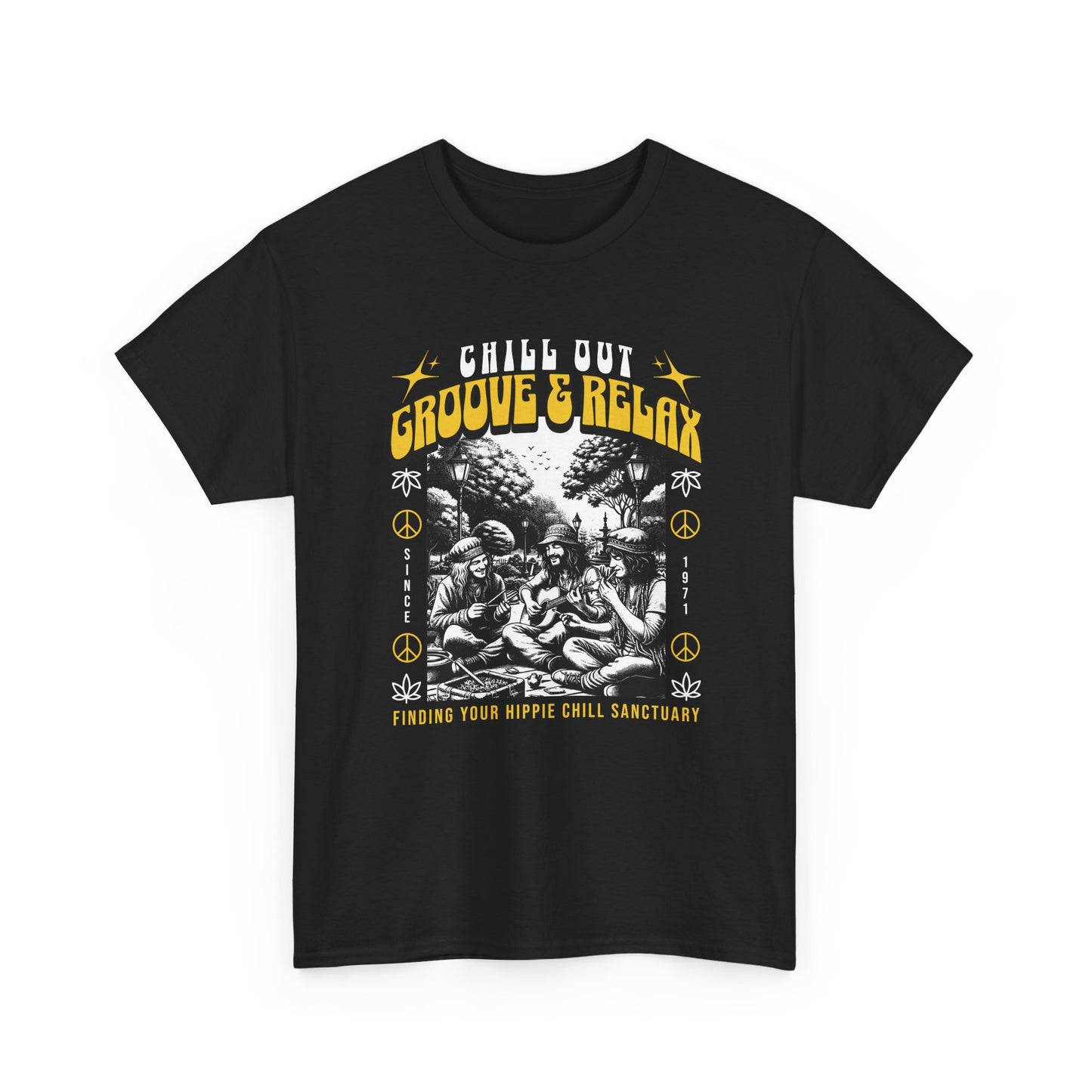 Groove and Relax, Unisex Heavy Cotton Tee