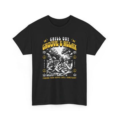 Groove and Relax, Unisex Heavy Cotton Tee