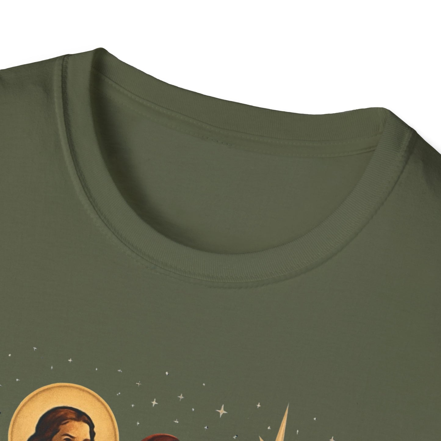 Jesus Is the Reason Of the Season T-Shirt — Vintage Nativity & Santa Christmas Tee