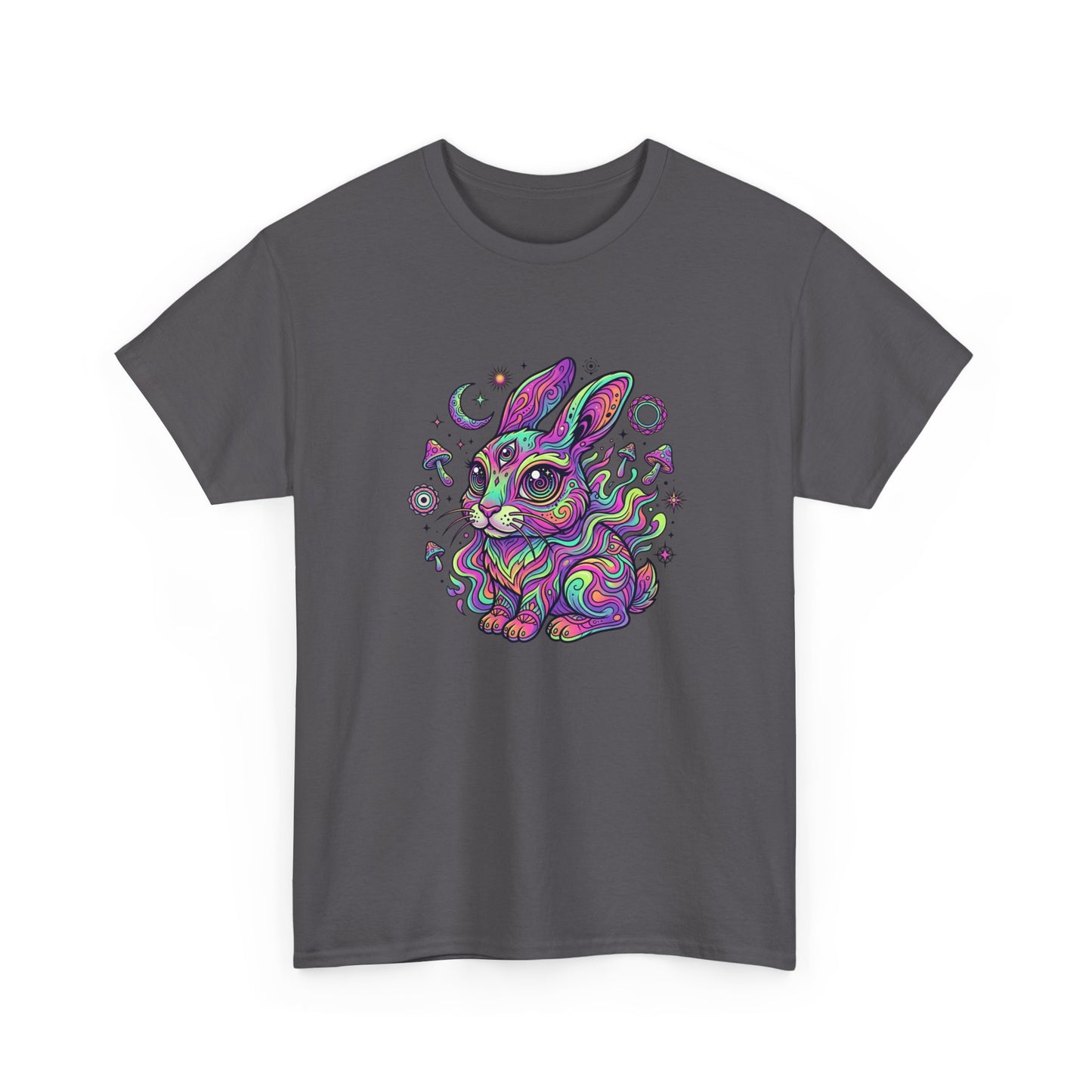 Psychedelic Bunny, Unisex Heavy Cotton Tee