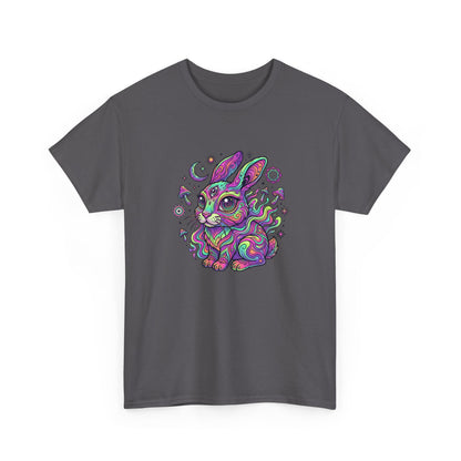 Psychedelic Bunny, Unisex Heavy Cotton Tee