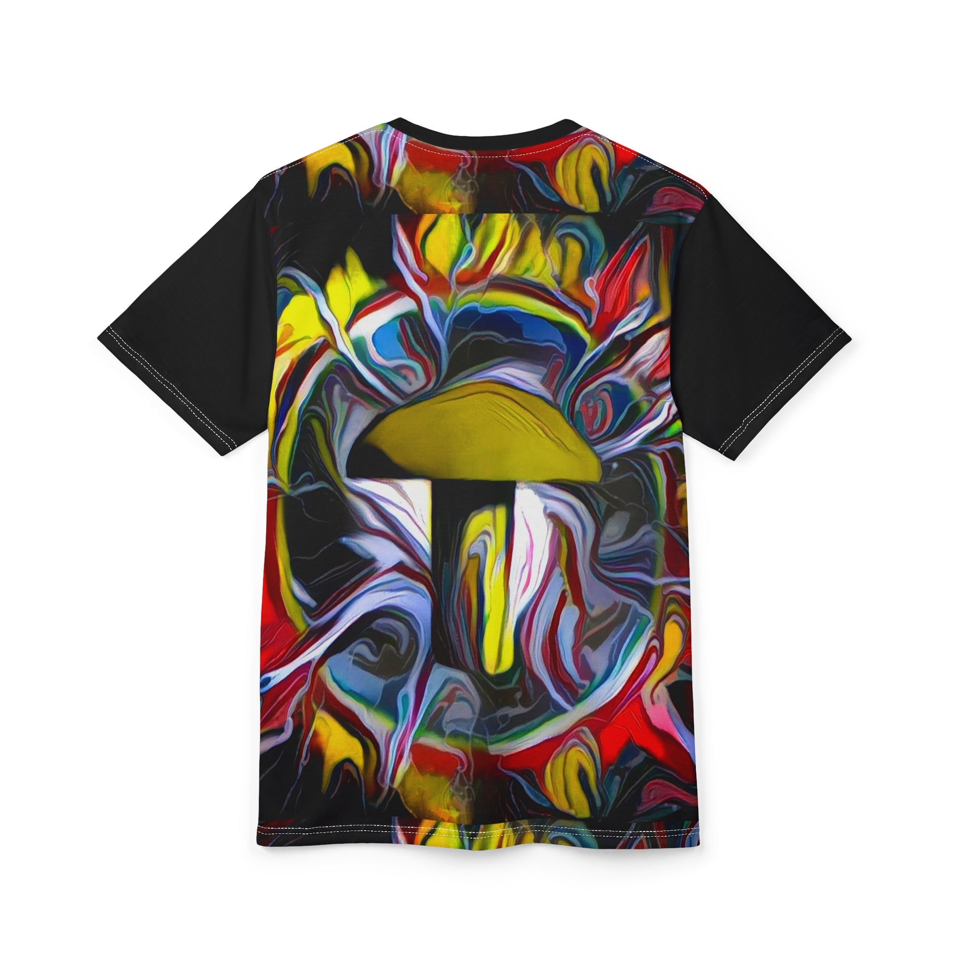 Mega Shroom, Unisex Cut & Sew Tee (AOP) - Psychonaut Swag