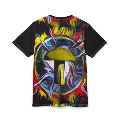 Mega Shroom, Unisex Cut & Sew Tee (AOP) - Psychonaut Swag