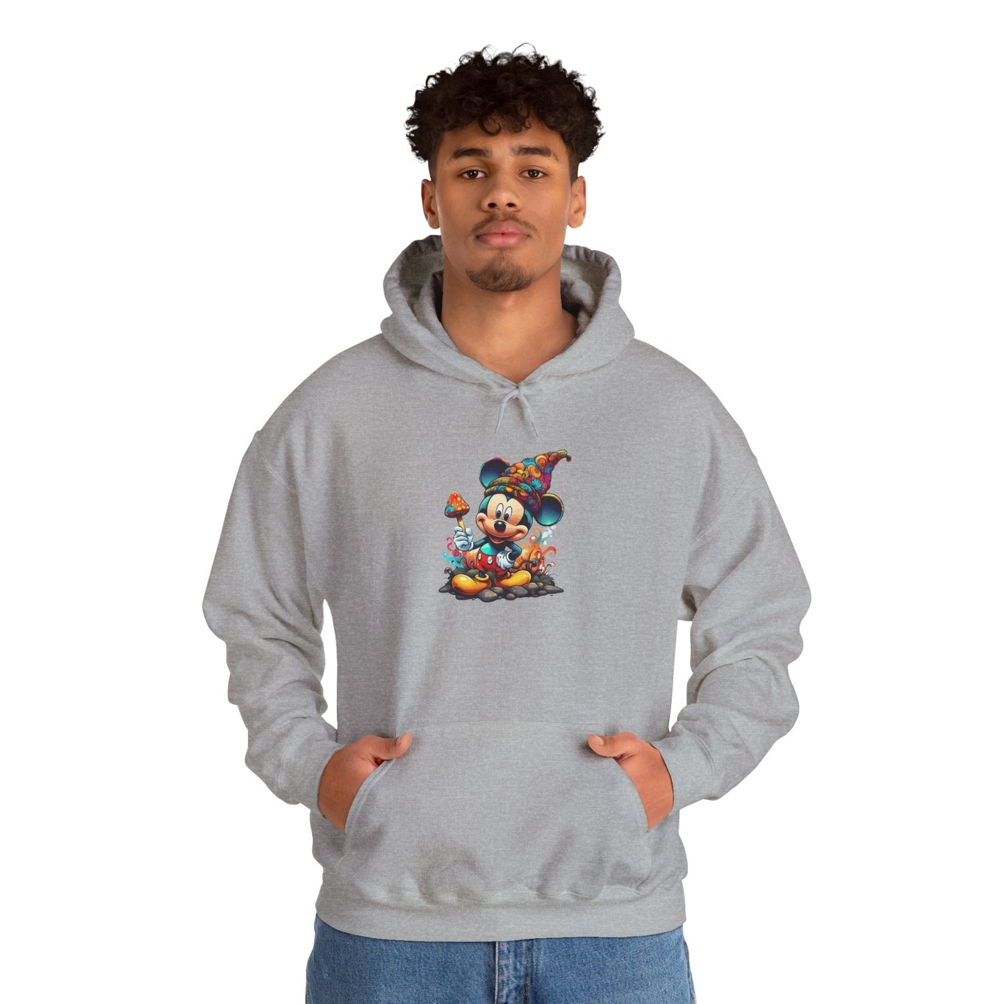 Curious Mouse, Unisex Heavy Blend™ Hooded Sweatshirt
