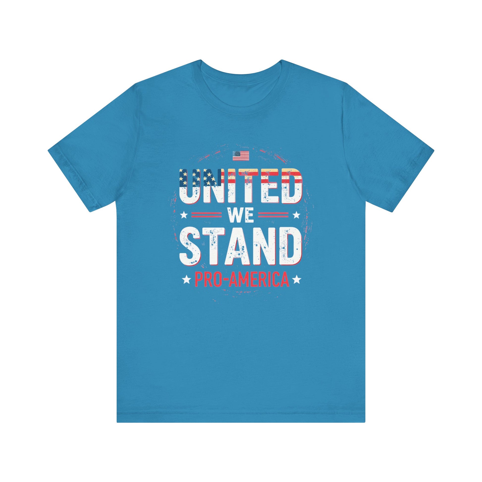 United We Stand Pro-America Unisex Tee - Casual Patriotic Shirt - Psychonaut Swag