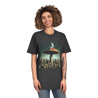 T-Shirt Psychedelic Explorer Unisex Faded Shirt - Psychonaut Swag