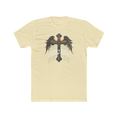 Savior Cross & Wings Graphic Tee - Gothic Christian Streetwear