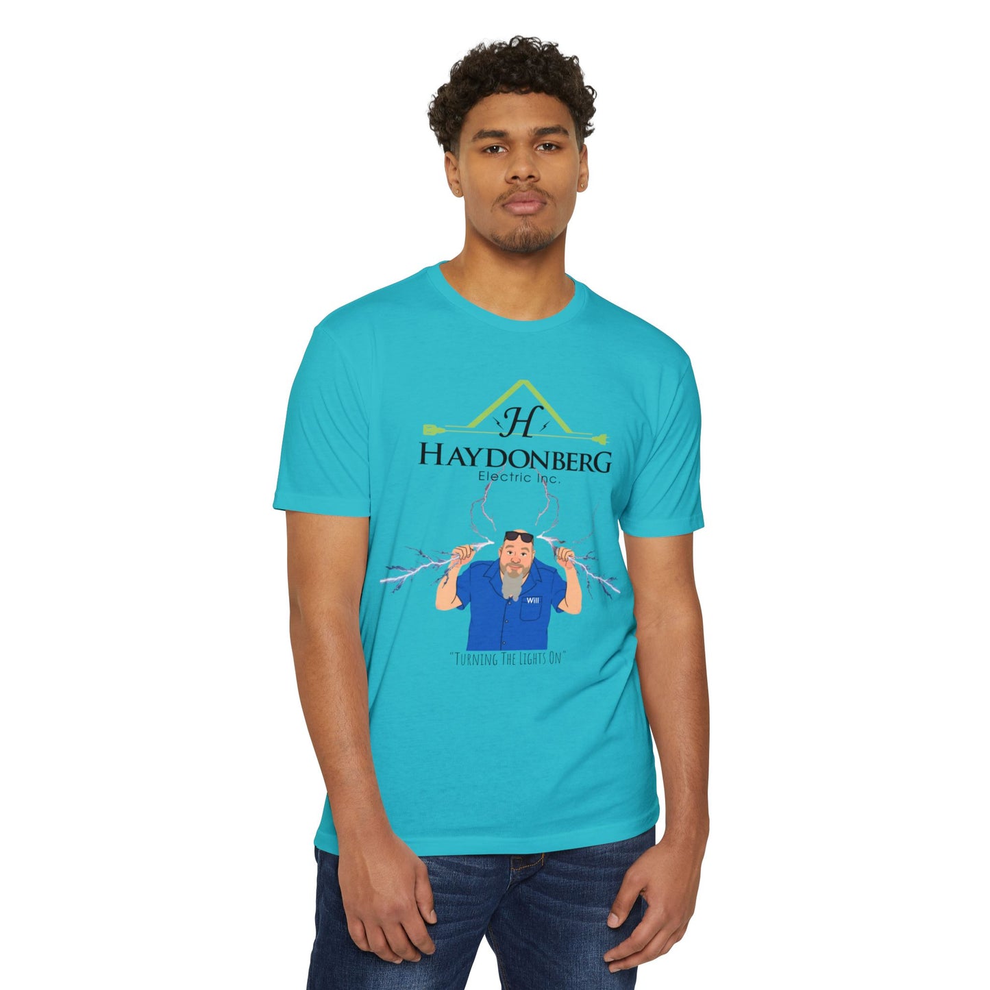 Haydonberg Turning The Lights On, Unisex CVC Jersey T-shirt