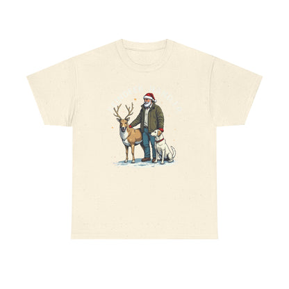 Reindeer Handler T‑Shirt — Santa Handler Graphic Holiday Tee