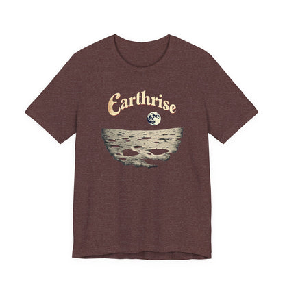 Earthrise Unisex Tee | Vintage Style Graphic Shirt, Eco-Friendly Apparel, Gift for Nature Lovers, Casual Wear, Astronomy Gift