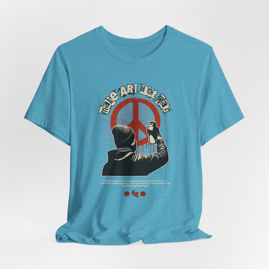Art Not War T-Shirt — Graffiti Peace Protest Tee