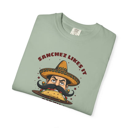 "Dirty Taco" Moustache and Sombrero Taco Graphic Tee