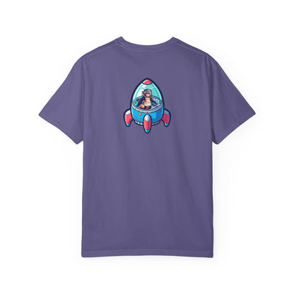 Psychonaut Staple, Chimp in Space Unisex Garment-Dyed T-shirt - Psychonaut Swag