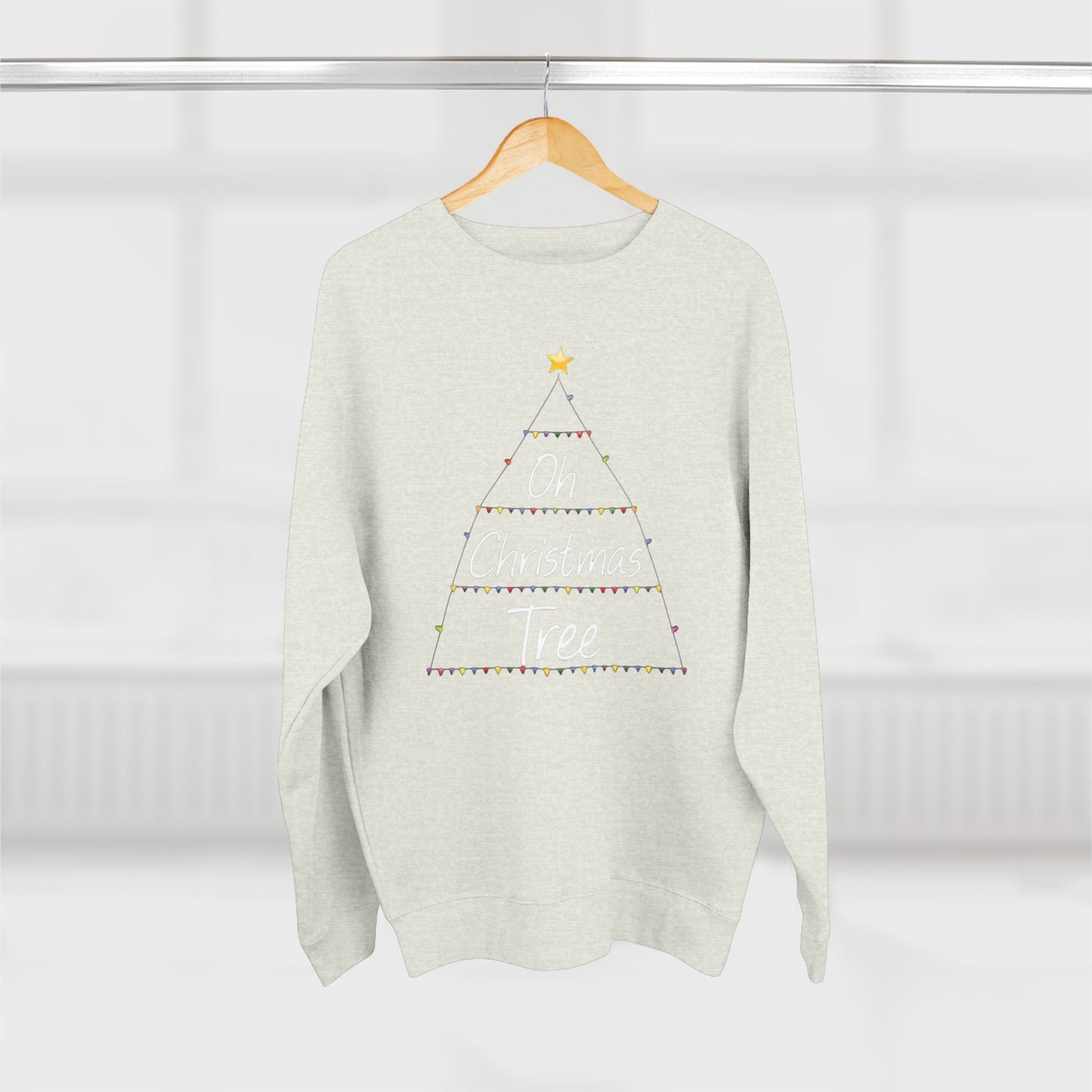 Oh Christmas Tree Sweatshirt — Minimal Holiday Crewneck
