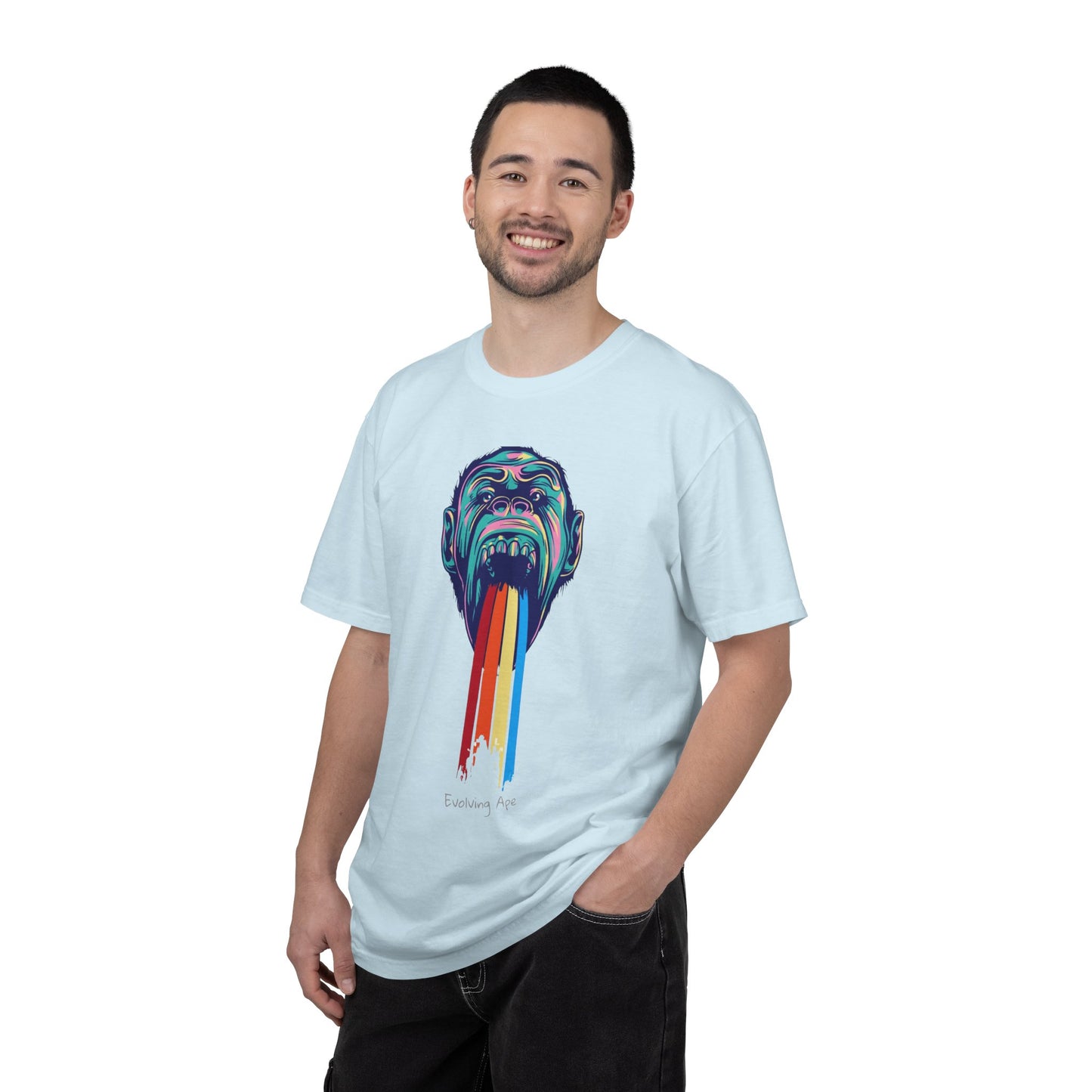 Evolving Ape, Unisex Garment-Dyed T-shirt