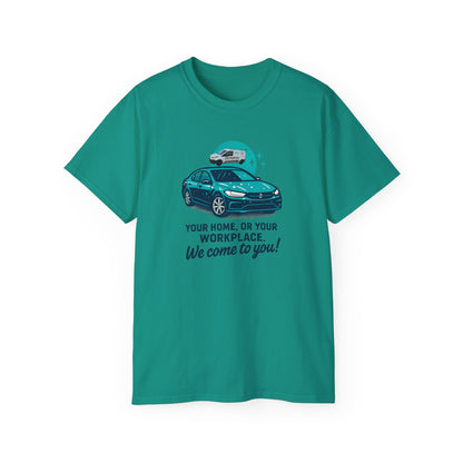 Advanced Car Service Humor Tee, Funny T-Shirt for Mechanics, Auto Enthusiasts, Gift for Dad, Car Lover Apparel, Perfect for Birthdays