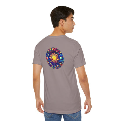 Psychonaut Staple solar system, Unisex Jersey Short Sleeve Tee