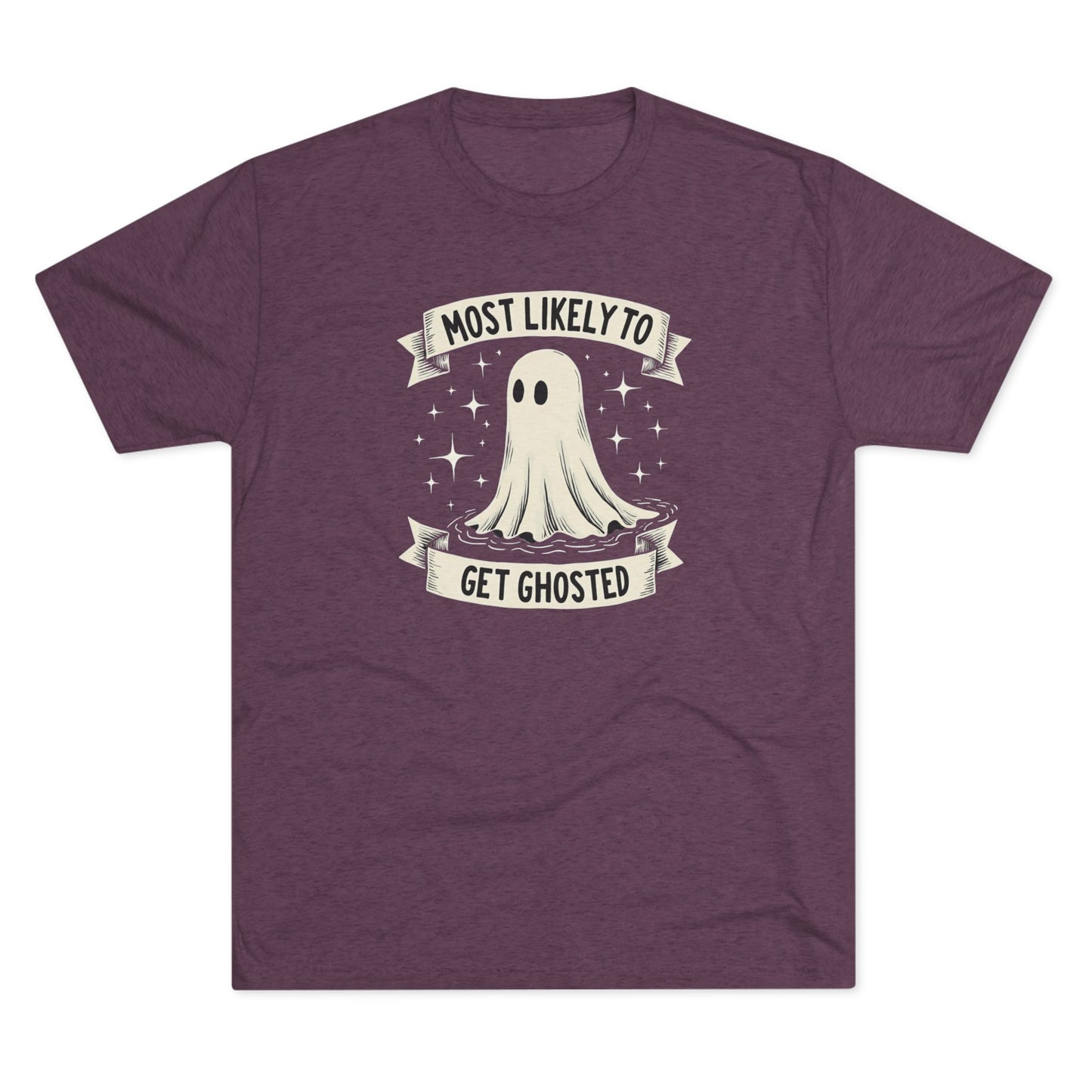 Most Likely To Get Ghosted T-Shirt — Cute Retro Ghost Halloween Tee