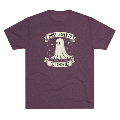 Most Likely To Get Ghosted T-Shirt — Cute Retro Ghost Halloween Tee