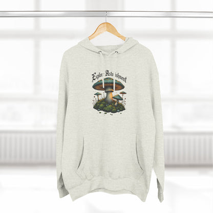 Mushroom Forest Hoodie - 'Earth And Adventure' Vintage Fungi Graphic Pullover