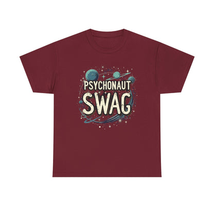 Galactic Vibe, Psychonaut Swag T-Shirt, Unisex Cotton Tee, Spiritual Vibes, Gift for Psychonauts, Casual Everyday Wear, Unique Graphic Tee