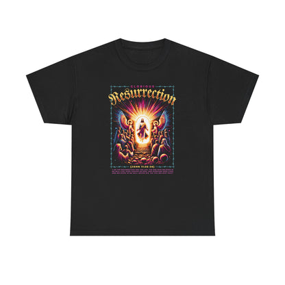Resurrection Graphic Tee — Vintage Religious Revival T-Shirt