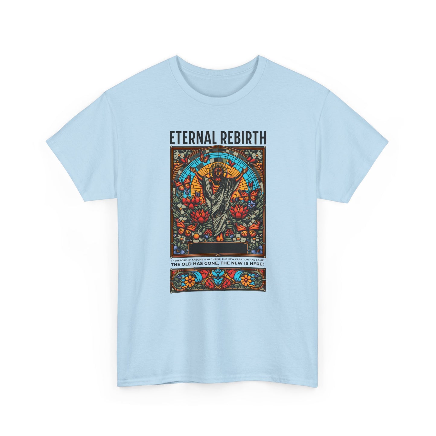 Eternal Rebirth Tee — Floral Mandala Stag Graphic T-Shirt